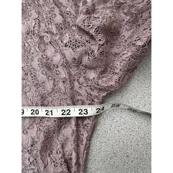 Shannon Ford Open Front Floral Lace Cardigan Women 3X Purple Crochet Fairy - Picture 8 of 10